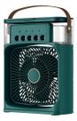 Umidificador De Ar Portatil Com Ventilador Verde Interponte