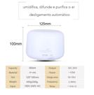 Umidificador De Ar Purificador Aroma Difusor Portátil Led 5 Cores Umidificador De Ar Purificador Aroma Difusor Portátil Led 5 Cores