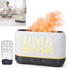Umidificador Difusor Efeito Chamas LED USB Aromatizador Decorativo Luz Noturna Silencioso Quarto Umidificador Difusor Efeito Chamas LED USB Aromatizador Decorativo Luz Noturna Silencioso Quarto