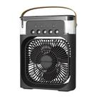 Umidificador ventilador climatizador portátil preto usb Umidificador ventilador climatizador portátil preto usb