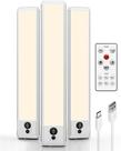 Under Cabinet Lights EZVALO LED Closet Motion Sensor, pacote com 3