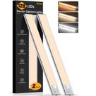 Under Cabinet Lights Gritin 37 cm 128 LED Motion Sensor, pacote com 2 Under Cabinet Lights Gritin 37 cm 128 LED Motion Sensor, pacote com 2
