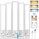Under Cabinet Lights LENOMA com controle remoto, 180 lm, pacote com 5