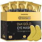 Under Eye Patches Maskiss 24k Gold (20 pares) de colágeno Under Eye Patches Maskiss 24k Gold (20 pares) de colágeno