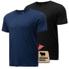 Undershirt Heat Equation Merino Wool Camisa para homens, pacote com 2