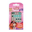 Unha Infantil Autoadesiva Pink By Kiss Sticker Dazzlin