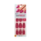 Unhas Autocolantes Kiss Ny Impress Ruby Bailarina Bipam515br