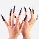 Unhas de Bruxa de Látex Acessório de Fantasia - 10 Unidades