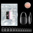 Unhas falsas UNA GELLA, gel oval de amêndoa, dicas de unhas 504 unidades