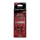 Unhas postiças amendoado colantes 24 un. macrilan
