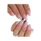 Unhas Postiças De Bailarina Com Glitter Em Gradiente Roxo, 24 Peças, Comprimento Médio, Unhas Postiças De Bailarina Com Glitter Em Gradiente Roxo, 24 Peças, Comprimento Médio,