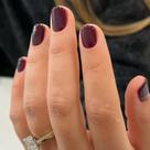 Unhas Postiças Dulyork Quadradas Curtas Vermelho Vento 24 Unidades