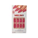 Unhas Postiças formato Bailarina cor Rosa Meliny Autocolantes