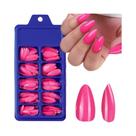 Unhas Postiças Francesas De 9 Cores, 120 Peças, Curtas, Quadradas, Brilhantes, Nude, Rosa, Marrom,