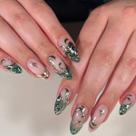 Unhas Postiças lankensuixi Amêndoa Médio Longo 10pcs