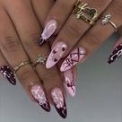 Unhas Postiças octoswave Médio Amêndoa 24pcs Francesa