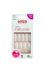 Unhas Postiças Salon Natural Longo Quadrado Kiss NY