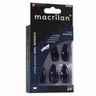 Unhas Postiças Stiletto Azul Marinho UP502 - Macrilan