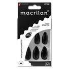 Unhas Postiças Stiletto Preta UP508 - Macrilan