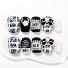 Unhas Postiças Sun&Beam Artesanais Curtas Estilo Coffin 10 Unidades