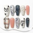 Unhas Postiças Sun&Beam Médio Longo Coffin Bailarina 10 unidades