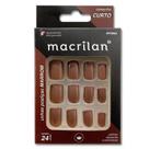 Unhas Postiças UP206A Tamanho Curto Marrom - Macrilan