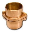União de Cobre Bronze 66mm Sem Anel Eluma União de Cobre Bronze 66mm Sem Anel Eluma