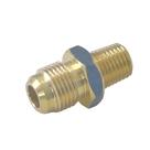 União de Redução Latão 1/4" NPTM x 3/8" SAEM