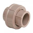 Uniao Plastilit PVC Liso Liso 1/2 Marrom
