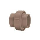 União Soldável 40MM em PVC com Junta Soldável Corpo Desmontável por Rosca Plastubos União Soldável 40MM em PVC com Junta Soldável Corpo Desmontável por Rosca Plastubos