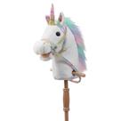 Unicorn Stick Horse HollyHome Real Pony Neighing com som