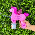 Unicórnio de Bolhas com LED Brincadeira Iluminada