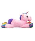 Unicórnio de Pelúcia Rosa Grande Gigante 1 Metro 120cm