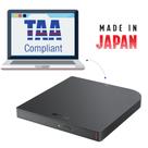 Unidade Blu-ray USB 3.2 portátil compatível com TAA BUFFALO 6X