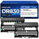 Unidade de cilindro caink DR830 compatível, kit com 2 unidades para Brother