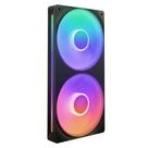 Unidade de ventilador NZXT F240 RGB de 240 mm com ventoinhas duplas de 120 mm