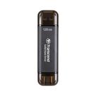 Unidade externa SSD Transcend 128 GB USB 3.2 Gen 2 Tipo C/A