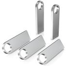 Unidade flash ABLAZE 16GB USB 2.0 Metal com chaveiro, pacote com 5