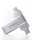 Unidade flash BLANBOK+ de 512 GB com certificação MFi para iPhone Unidade flash BLANBOK+ de 512 GB com certificação MFi para iPhone