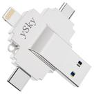 Unidade flash de 512 GB com certificação YSky MFi para iPhone/iPad/Android/PC