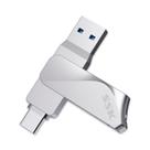 Unidade flash SSK 128GB USB C Dual Drive 2 em 1 OTG USB A 3.2