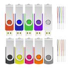 Unidade flash USB ABLAZE 4GB USB 2.0 Memory Stick, pacote com 10