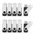 Unidade Flash USB Aiibe 64GB x 10 Memory Stick USB 2.0 preta