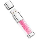 Unidade flash USB BorlterClamp Cute Pink Crystal 64GB