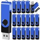 Unidade flash USB EASTBULL 4 GB USB 2.0, pacote com 50 cordões azuis