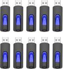 Unidade flash USB JUANWE 64 GB x 10 USB 2.0 com orifício de corda