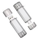 Unidade flash USB RAOYI 64GB USB 3.0 Type-C Dual OTG Silver x2 Unidade flash USB RAOYI 64GB USB 3.0 Type-C Dual OTG Silver x2
