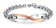 Unidade Pulseira Banhada Ouro Ou Ródio Masculino ou Feminino Unidade Pulseira Banhada Ouro Ou Ródio Masculino ou Feminino