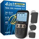 Unidade TENS e estimulador muscular EMS e massagem Kongzee AS9026 Unidade TENS e estimulador muscular EMS e massagem Kongzee AS9026