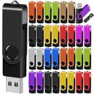 Unidades flash EASTBULL 8GB USB 2.0 Memory Stick, pacote com 50 unidades com cordão